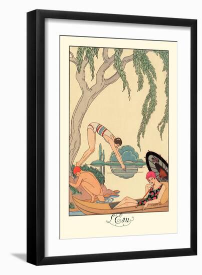 L'Eau-Georges Barbier-Framed Art Print