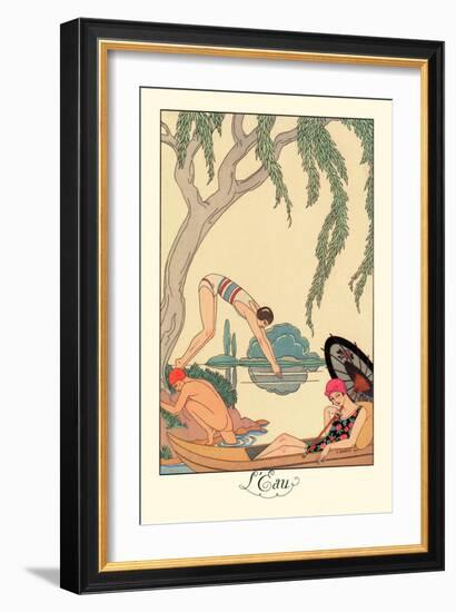 L'Eau-Georges Barbier-Framed Art Print