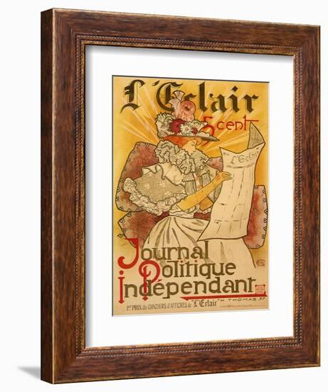 L'Eclair: Journal Politique Independent, c.1897-H. Thomas-Framed Giclee Print