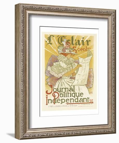 L'Eclair, Journal Politique Independent-H^ Thomas-Framed Art Print
