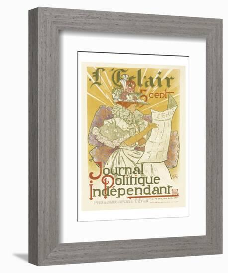 L'Eclair, Journal Politique Independent-H^ Thomas-Framed Art Print