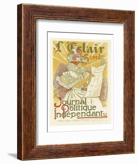 L'Eclair, Journal Politique Independent-H^ Thomas-Framed Art Print