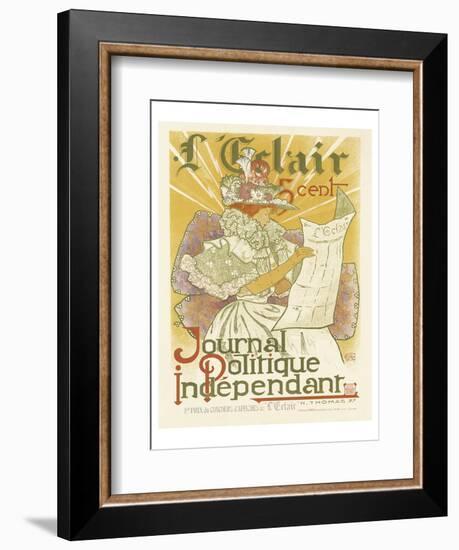 L'Eclair, Journal Politique Independent-H^ Thomas-Framed Art Print