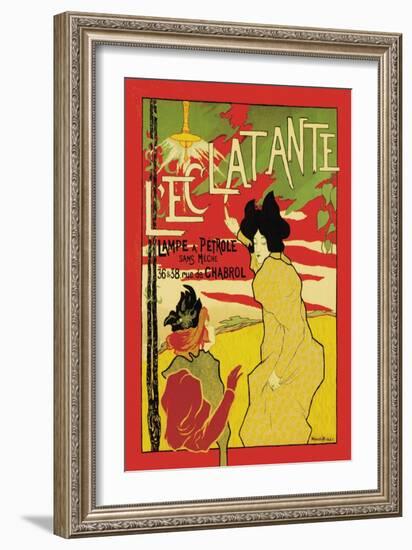 L'Eclatante, The Brilliant Lamp-Manuel Robbe-Framed Art Print