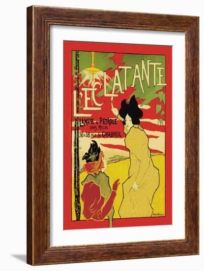 L'Eclatante, The Brilliant Lamp-Manuel Robbe-Framed Art Print