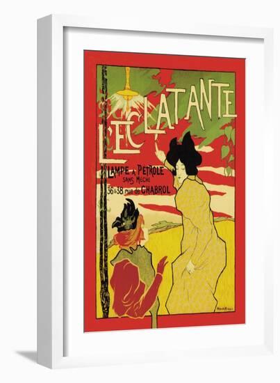 L'Eclatante, The Brilliant Lamp-Manuel Robbe-Framed Art Print