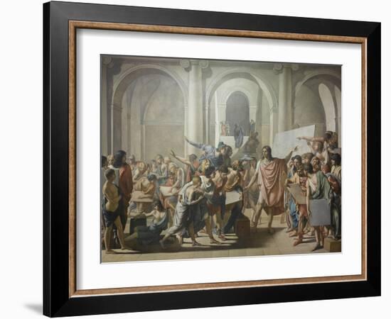 L'école d'Apelles-Jean Broc-Framed Giclee Print