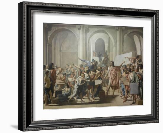 L'école d'Apelles-Jean Broc-Framed Giclee Print