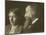L'écrivain Virginia Woolf (1882-1941) et son père Leslie Stephen (1832-1904)-George Charles Beresford-Mounted Giclee Print