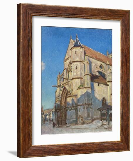 L'Eglise de Moret (le soir)-Alfred Sisley-Framed Giclee Print