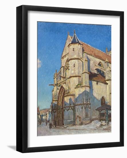 L'Eglise de Moret (le soir)-Alfred Sisley-Framed Giclee Print