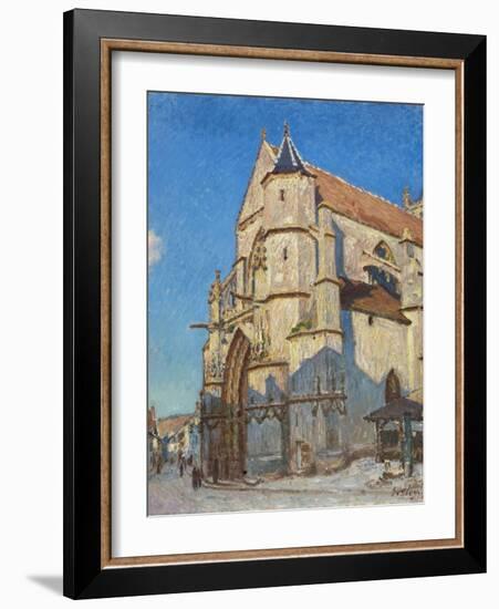 L'Eglise de Moret (le soir)-Alfred Sisley-Framed Giclee Print