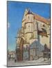 L'Eglise de Moret (le soir)-Alfred Sisley-Mounted Giclee Print