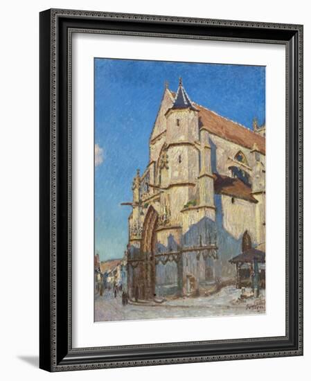 L'Eglise de Moret (le soir)-Alfred Sisley-Framed Giclee Print