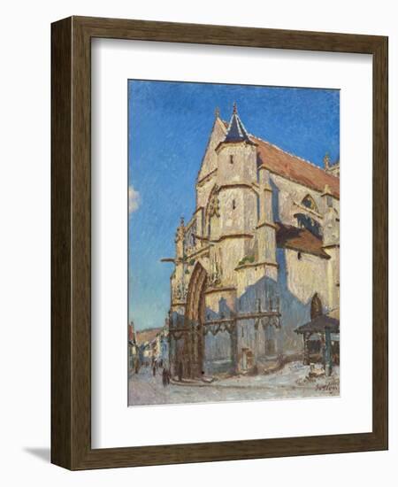 L'Eglise de Moret (le soir)-Alfred Sisley-Framed Giclee Print