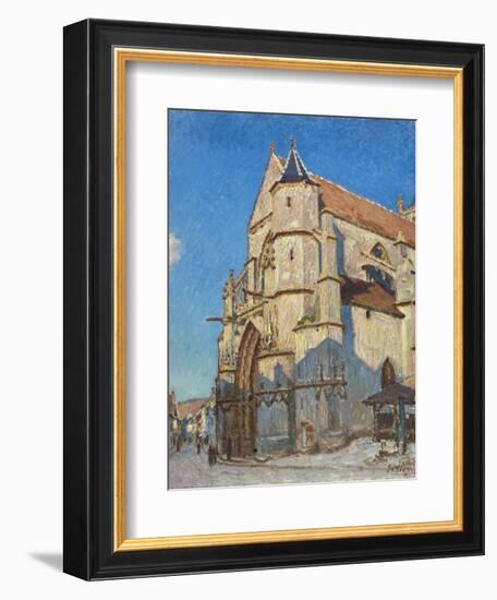 L'Eglise de Moret (le soir)-Alfred Sisley-Framed Giclee Print