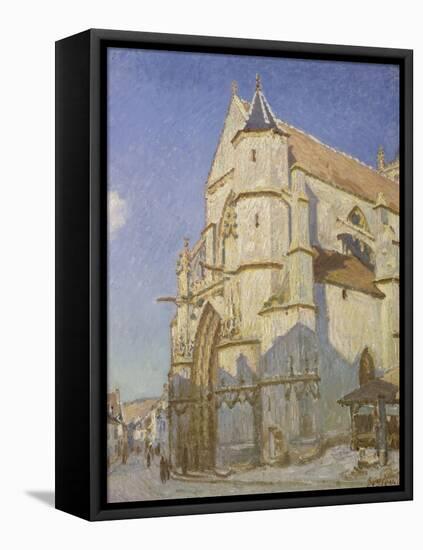 L'Eglise de Moret (Le soir)-Alfred Sisley-Framed Premier Image Canvas