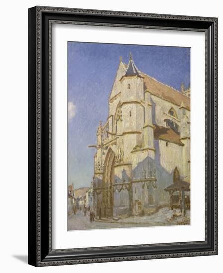 L'Eglise de Moret (Le soir)-Alfred Sisley-Framed Giclee Print