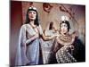 L'egyptien (THE EGYPTIAN) by Michael Curtiz with Gene Tierney and Judith Evelyn, 1954 (photo)-null-Mounted Photo
