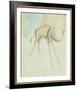 L'Elephante Giraffe-Salvador Dalí-Framed Art Print