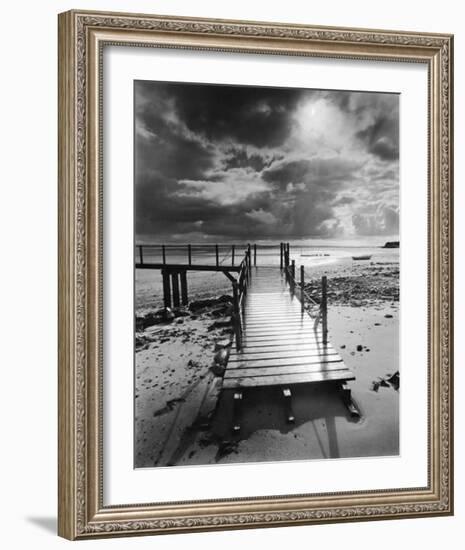 L'Embarcadere, Pointe d'Agon-Olivier Meriel-Framed Art Print