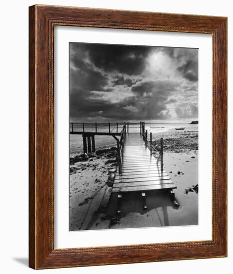 L'Embarcadere, Pointe d'Agon-Olivier Meriel-Framed Art Print