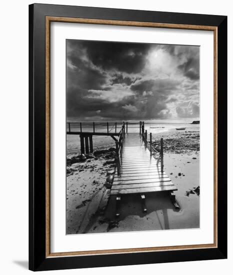 L'Embarcadere, Pointe d'Agon-Olivier Meriel-Framed Art Print