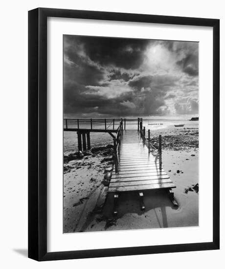 L'Embarcadere, Pointe d'Agon-Olivier Meriel-Framed Art Print