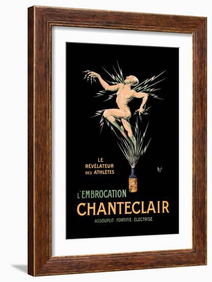 L'Embrocation Chanteclair-Mich (Michel Liebeaux)-Framed Art Print