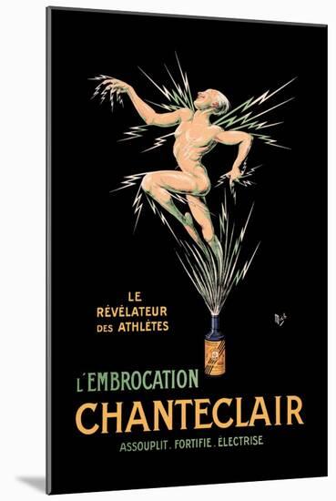 L'Embrocation Chanteclair-Mich (Michel Liebeaux)-Mounted Art Print