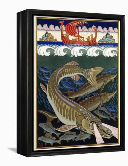 L'empire De La Mer (Sea Empire). Conte Traditionnel Russe. Oeuvre De Ivan Yakovlevich Bilibin (Bili-Ivan Bilibin-Framed Premier Image Canvas