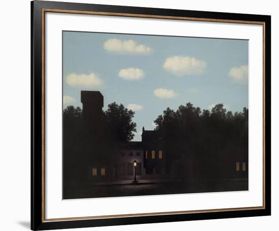 L'Empire des Lumieres-Rene Magritte-Framed Art Print