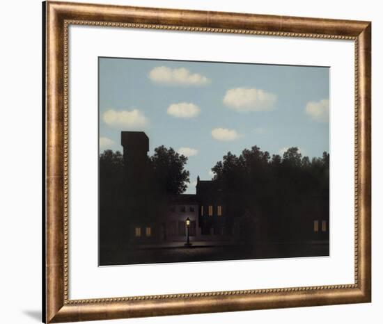 L'Empire des Lumieres-Rene Magritte-Framed Art Print