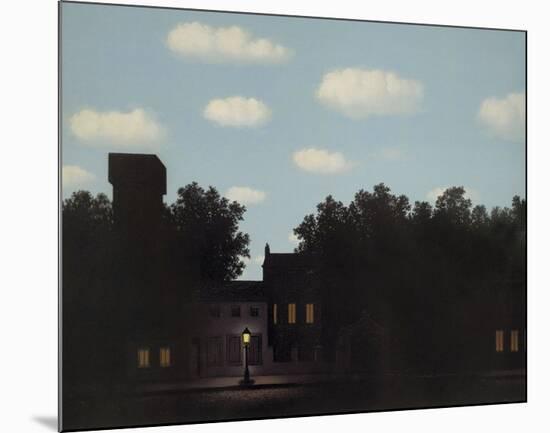 L'Empire des Lumieres-Rene Magritte-Mounted Art Print