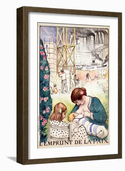 L'Emprunt De La Paix Pub. Paris C.1918-Henri Lebasque-Framed Giclee Print