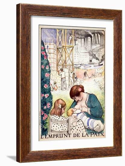 L'Emprunt De La Paix Pub. Paris C.1918-Henri Lebasque-Framed Giclee Print