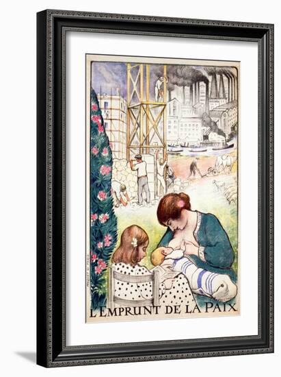 L'Emprunt De La Paix Pub. Paris C.1918-Henri Lebasque-Framed Giclee Print