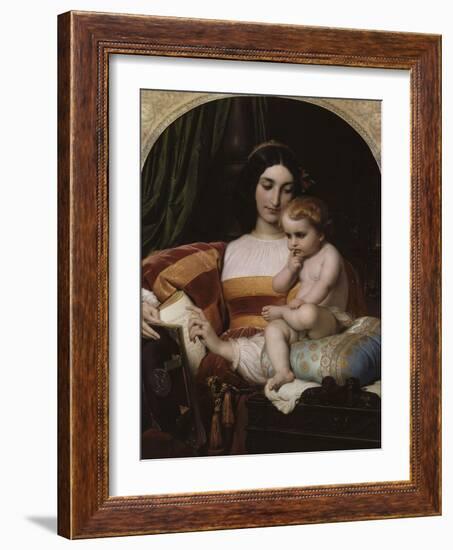 L'Enfance de Pic de La Mirandole-Paul Delaroche-Framed Giclee Print