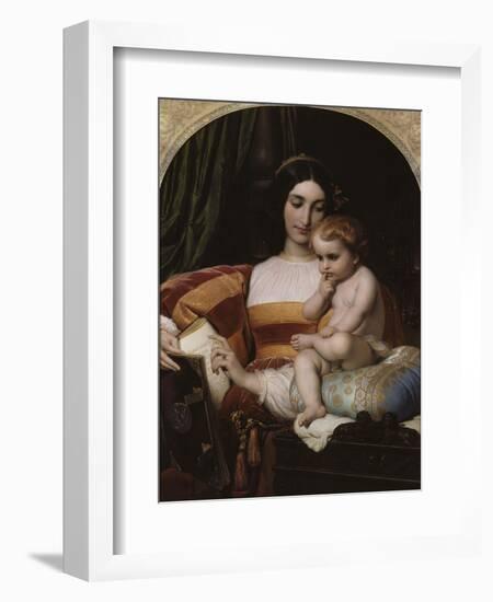 L'Enfance de Pic de La Mirandole-Paul Delaroche-Framed Giclee Print