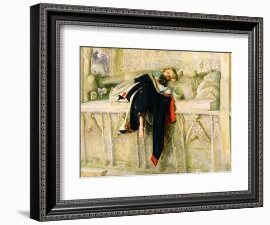 L'Enfant Du Regiment (The Random Shot) 1855 (Oil on Paper Laid Down on Board)-John Everett Millais-Framed Premium Giclee Print