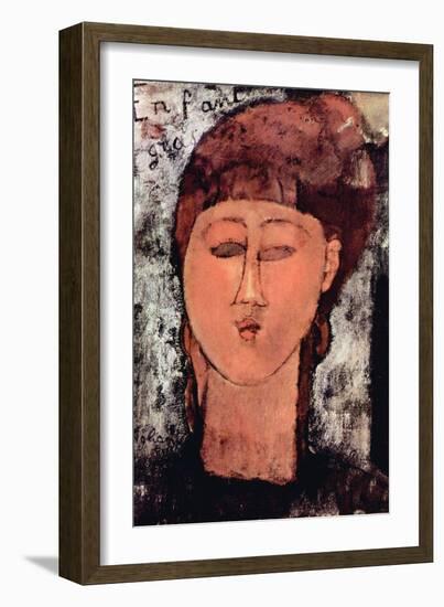 L'Enfant Gras-Amedeo Modigliani-Framed Art Print