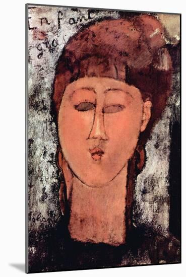 L'Enfant Gras-Amedeo Modigliani-Mounted Art Print