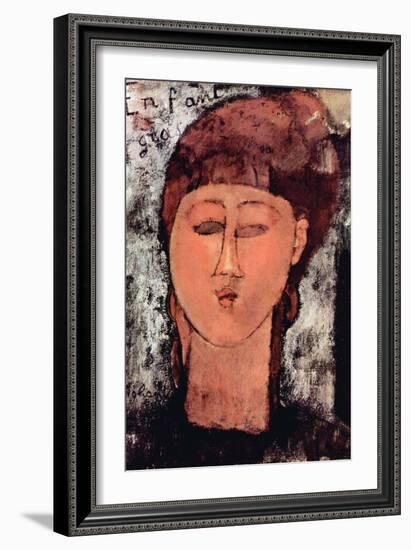 L'Enfant Gras-Amedeo Modigliani-Framed Art Print