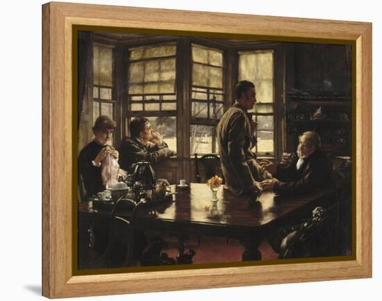 L'enfant prodigue : Le départ-James Tissot-Framed Premier Image Canvas