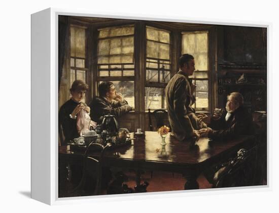 L'enfant prodigue : Le départ-James Tissot-Framed Premier Image Canvas