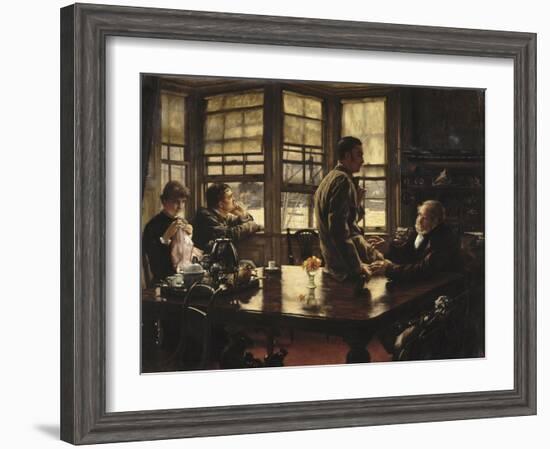 L'enfant prodigue : Le départ-James Tissot-Framed Giclee Print