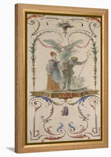 L'Enjôleur-Jean Antoine Watteau-Framed Premier Image Canvas