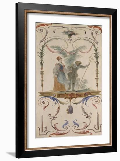 L'Enjôleur-Jean Antoine Watteau-Framed Giclee Print