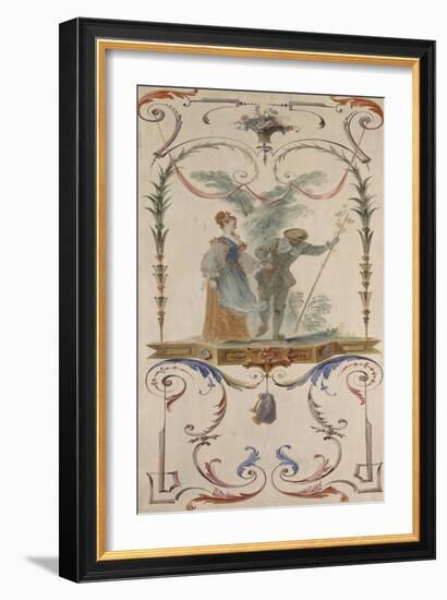 L'Enjôleur-Jean Antoine Watteau-Framed Giclee Print