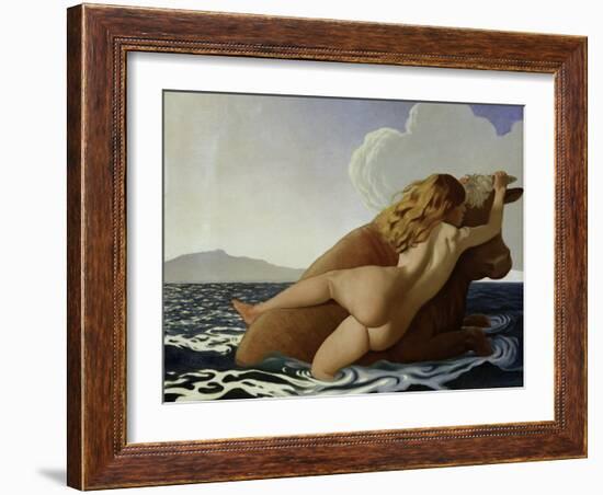 L'Enlèvement d'Europe (The Abduction of Europe), 1908-Félix Vallotton-Framed Giclee Print